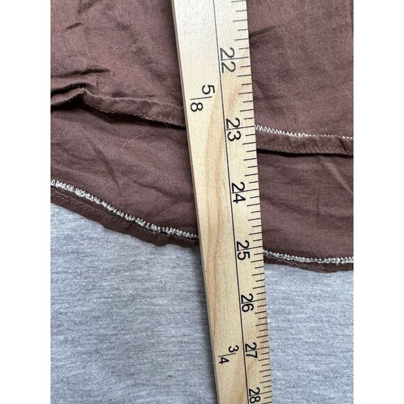 Panhandle Slim Women's Brown/Teal Embroidered Floral‎ Shirt Size XL - Picture 3 of 8